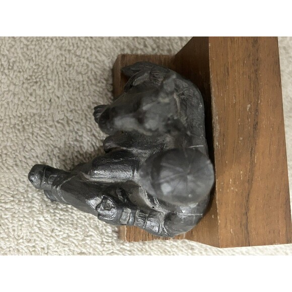 Michael Ricker Pewter Boy and HIs Puppy Dog With Ball Miniature Figurine - Picture 9 of 11